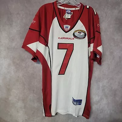 2006 Inaugural Patch Reebok ARIZONA CARDINALS MATT LEINART 7 Jersey 48 XL Sewn • $49.99