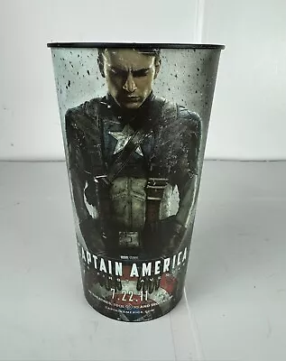 CAPTAIN AMERICA The First Avenger 2011 Movie Theater Promo 44oz Cup Marvel Comic • $10