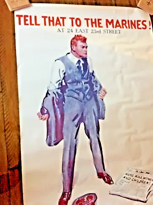 USMC Marine Corps Marines WW II GIANT Official Poster Historical Military Army W • $54.99