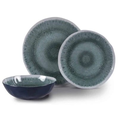 £36.99 • Buy Kampa Aegean Artisan 12-Piece Melamine Camping Picnic Dinner Set
