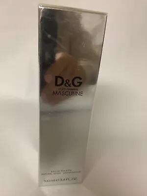 D&G Masculine Dolce&Gabbana For Men Eau De Toilette 100ml New In Sealed Box • $375