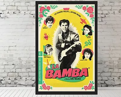 La Bamba - Movie Poster - Lou Diamond Phillips - 11x17  Framed Poster • $33.90