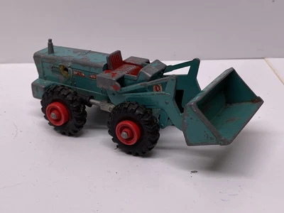 £3.99 • Buy Matchbox Series No 10 Aveling Barford Tractor Shovel Turquoise Unboxed