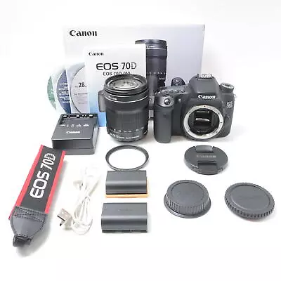 【Mint】 Canon EOS70D Lens Kit EF-S18-135mm F3.5-5.6 Includes IS STM#3652 • $663.02