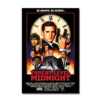 Threat Level Midnight Movie Poster Painting Wall Art Decoration Picture Print • $12.65