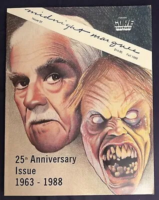 MIDNIGHT MARQUEE Magazine Fall 1988 25TH ANNIVERSARY Issue Horror/Monster/SF • $27.95