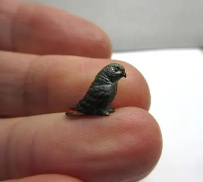 Antique Austrian Vienna MINIATURE COLD PAINTED BRONZE SCULPTURE Of A GREY PARROT • £110