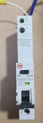 Wylex RCBO 6A 30ma NHXSBS1B06 • £12.50