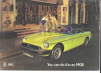 MGB Sales Brochure 1974 • $8.71