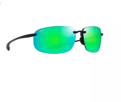 Maui Jim Men's Ho'okipa Polarized Mirrored Rimless Sunglasses MAUIGreen GM456-14 • $26.99