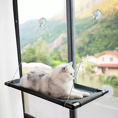 Up 26KG Cat Bed Window Hammock Hanging Bed  Basking Perch Mounted Durable Seat • $15.69