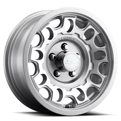 1 New Silver Machined Sendel T17 Aluminum Trailer 14X5.5 5-114.30 101027 • $112