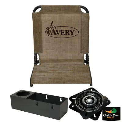 $149.90 • Buy Avery Outdoors Quick Set Swiveling Boat Seat With Utility Tray