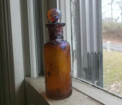 Eary 1900 P.d&co Apothecary Stopper Medicine Bottle Shown Being Dug In Video • $23