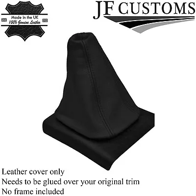 Fits Vw Golf Mk3 Jetta Shift Boot Black Leather Black Stitch • $41.86