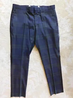 JCrew $158 Ludlow Slimfit BlackWatch Glen Tartan Tuxedo Pant Stretch 31/32 AA665 • $111.75