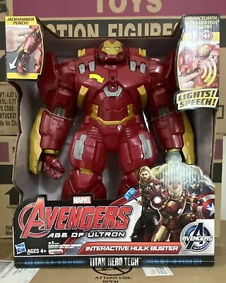 HULKBUSTER Avengers Age Of Ultron Titan Hero Tech Interactive Action Figure New • $69.97