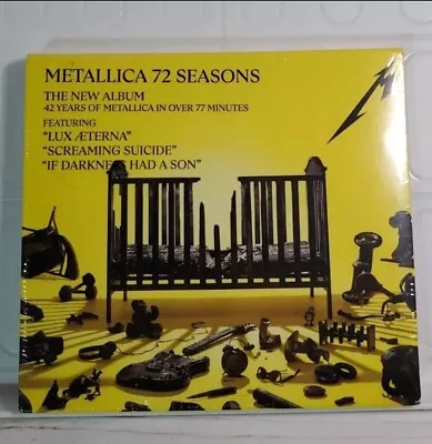 72 Seasons By Metallica (CD 2023) NEW SEALED! - FAST SHIP! 42 YEARS 77 MINUTES • $10.99