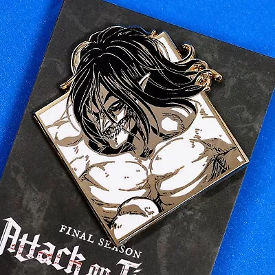 Attack On Titan Eren Yaeger Final Season Limited Edition Gold Enamel Pin Figure • $14.07