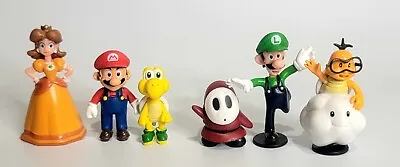 New 6 Super Mario Mini Figures Collection Set Cake Toppers 2  1.5  2 .5   • $10.99