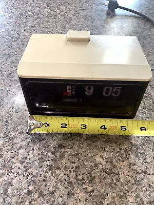 Vintage Copal Flip Alarm Clock Model-RP-170 Made In Japan - Looses Time • $29