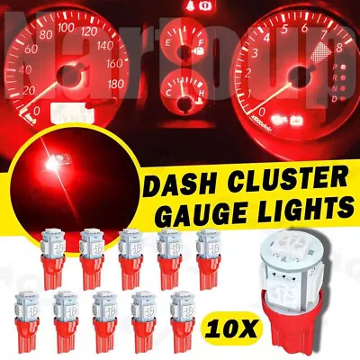 Gauge Cluster LED Dashboard Bulbs Red For Chevy 1973-1987 C10 C20 C30 Truck • $9.89