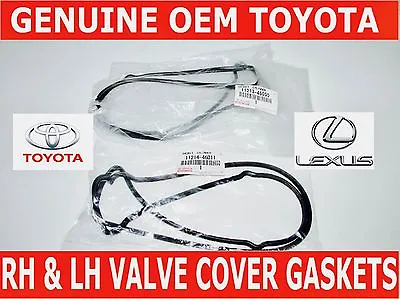 New Genuine Lexus Oem Valve Cover Gasket Set Rh & Lh 11213-46030 11214-46011 2jz • $42.99