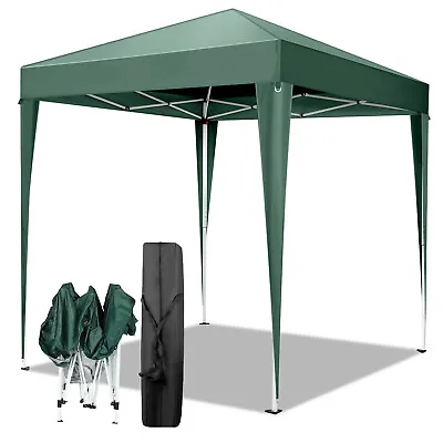 Pop Up Gazebo Garden Marquee Awning Beach Party Camping Tent Canopy 2mx2m W/ Bag • £35.99