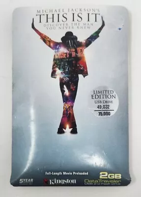 Michael Jackson's This Is It 2GB USB Full-Length Movie #49032 Of 75000 • $20