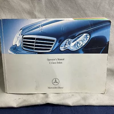 05 Mercedes-Benz W203 C230 240 320 Sport 4MATIC Sport  Owner's Manual Book  OEM • $25.80