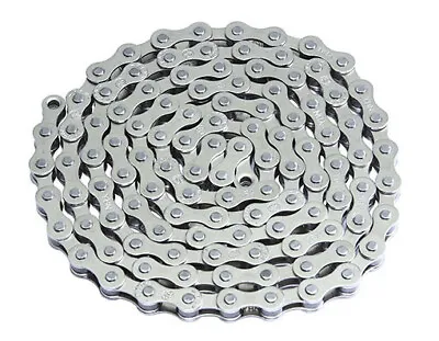 YBN Nickle Plated Bicycle Chain 1/2x1/8x112 Links BMX Chopper Cruisers 123108 • $21