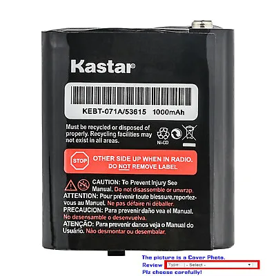 Kastar 1000mAh Ni-CD Battery For Motorola 53615 TalkAbout T5920 TalkAbout T5950 • $15.99