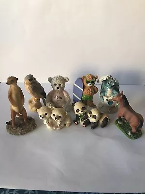 Small Sized Set Of Wild Animals Figures Ornaments • £20