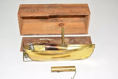 Union Manufacturing Live Steam Toy Boat #76 Little Wonder Original Box RARE • $550