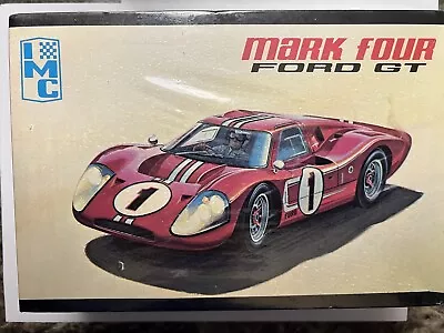 New Old Stock Vintage 1/25 IMC Mark Four Ford GT Model Sealed Box Made In USA • $308.36