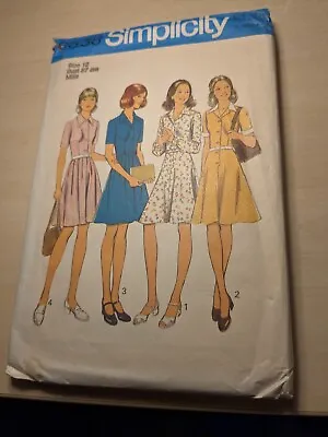 Vintage Simplicity 6838 Sewing Pattern 1975 Dress Size 12 Used • £4
