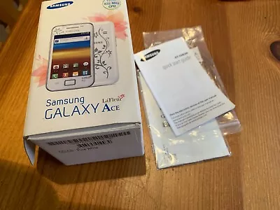 Samsung Galaxy Ace La Fleur Smartphone Boxed With Instruction Manual And Cables. • £30