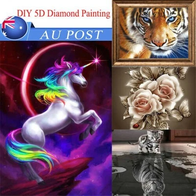 $11.79 • Buy Full Drill DIY 5D Diamond Painting Embroidery Cross Craft Stitch Kit Decor CG