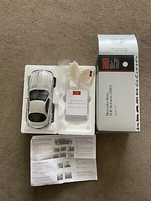 CMC McLaren Mercedes SLR 1/18 Scale Car Model Silver Autoart • £575