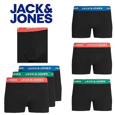 £16.99 • Buy Jack & Jones Men’s Boxer Shorts Plain Cotton Branded Underwear Multipack Of 3