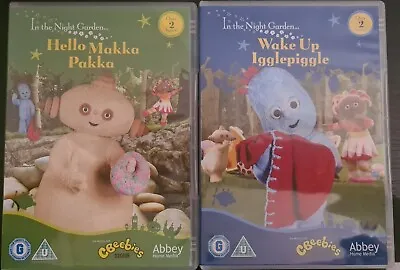 In The Night Garden | 2 DVDs | Hello Makka Pakka & Wake Up Igglepiggle • £1.79