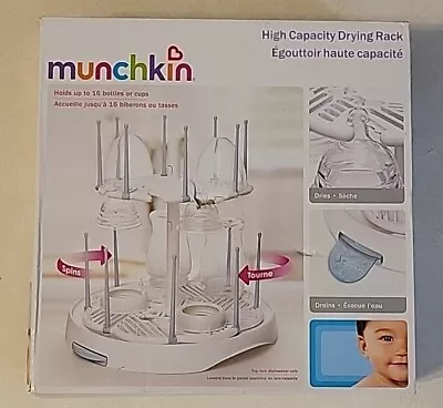 Munchkin High Capacity Drying Rack White Holds Up To 16 Bottles New In Box • $15.99