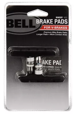 Bell Binder 450 Premium V-Brake Bicycle Bike Brake Pads *New In Package* • $3.99