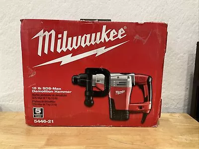 Milwaukee 5446-21 120V AC 1-3/4  SDS Max Demolition Hammer Kit W/ Carrying Case • $475