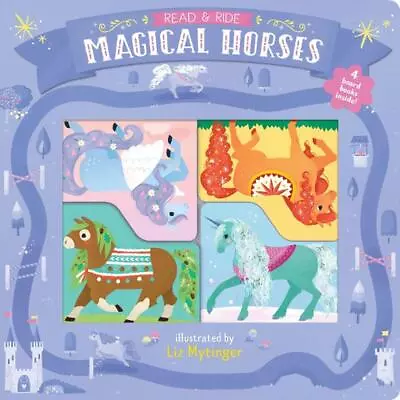 Read & Ride: Magical Horses: (Toddler Board Books Unicorn Books Kids Horse Boo • £15.99