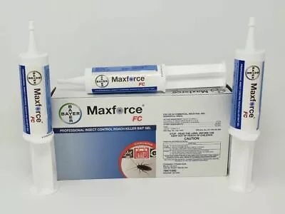 08/2019 Made 3 X 60 Gram Tubes Maxforce FC Cockroach German Roach Control Bait • $49.95