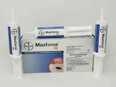 12 Tubes Maxforce FC 60 Gram Cockroach German Roach Gel Bait ``Pest Control  • $209.95
