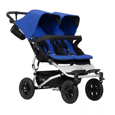 Mountain Buggy Duet Double Stroller In Marine Blue Brand New Open Box See • $499.99