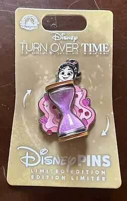 Disney Parks 2023 Turn Over Time Wreck-It Ralph Vanellope Moving Hourglass Pin • $25