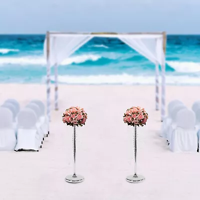 2x Luxury Flower Vase Stand Wedding Table Flowers Display Rack Holder Decor 70cm • $35.15